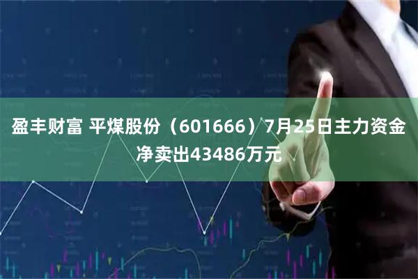 盈丰财富 平煤股份（601666）7月25日主力资金净卖出43486万元